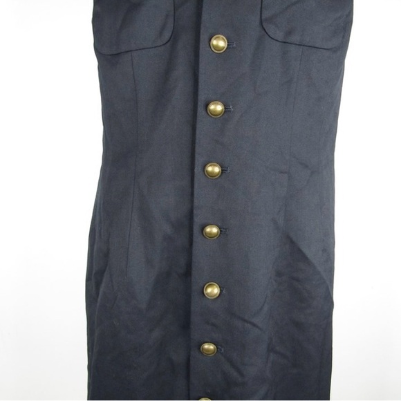 Frame Denim Dark Blue Sleeveless Mini Dress - Picture 4 of 9